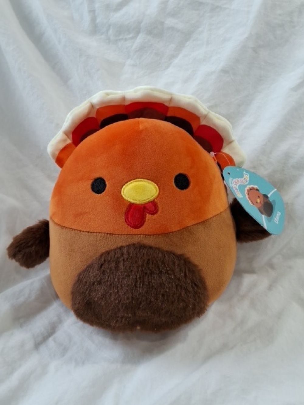 Squishmallows 8" Ulana the Thanksgiving Turkey, NWT